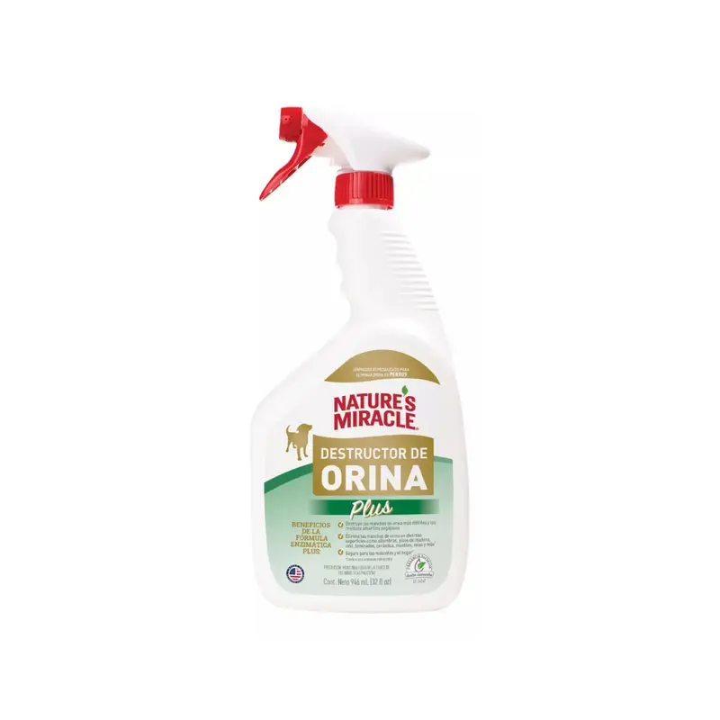 Natures Miracle Destructor de Orina Perro Plus 946ml