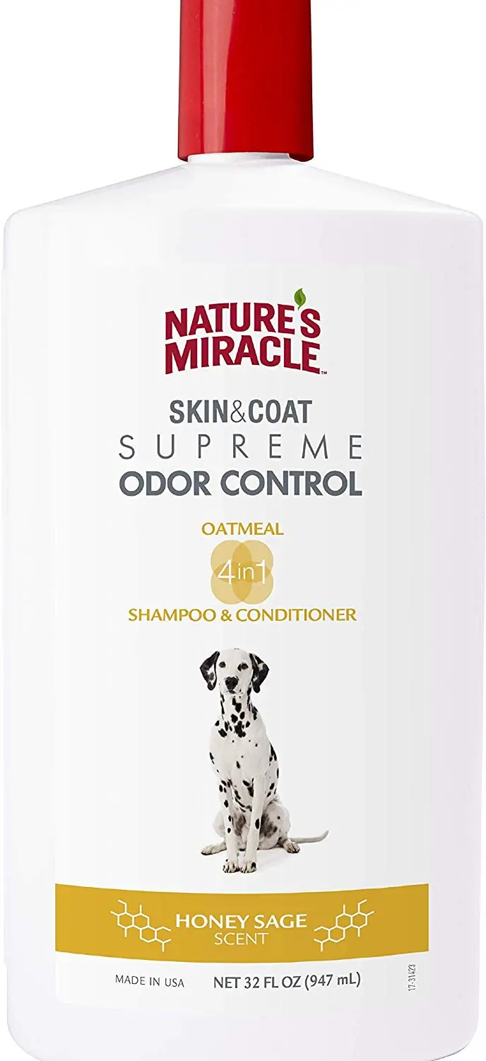Nature's Miracle Supreme Odor Control Natural Oatmeal Dog Shampoo & Conditioner