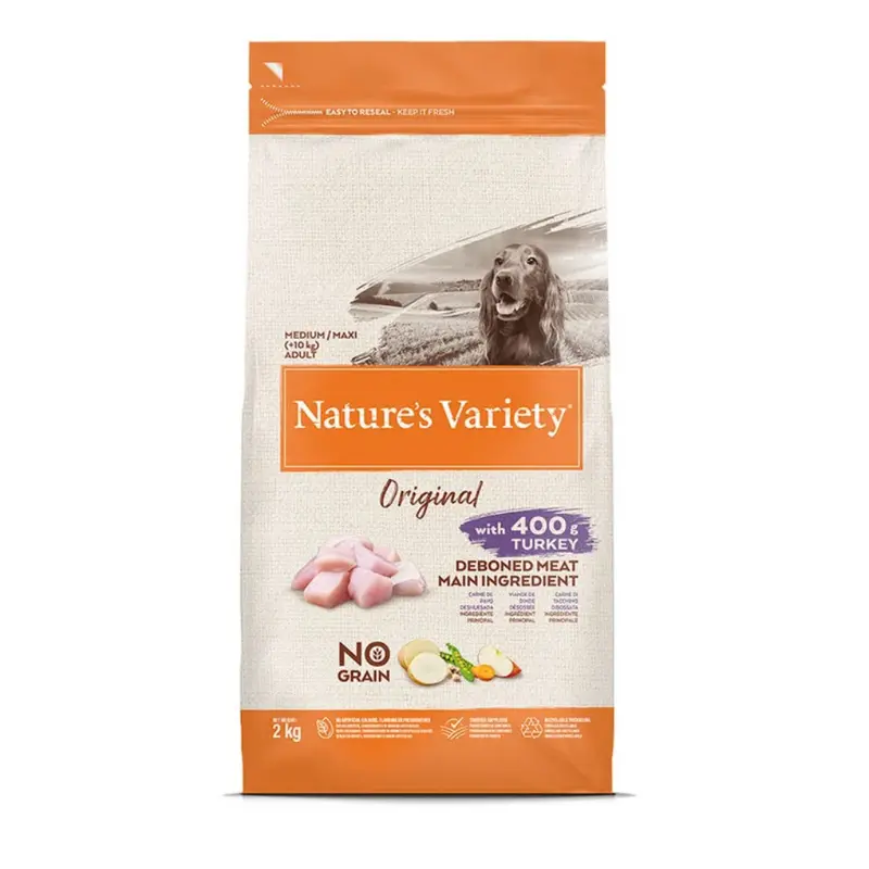 Natures Variety Healthy Grain Pavo para Perros Adultos Medium/Maxi 10 Kg
