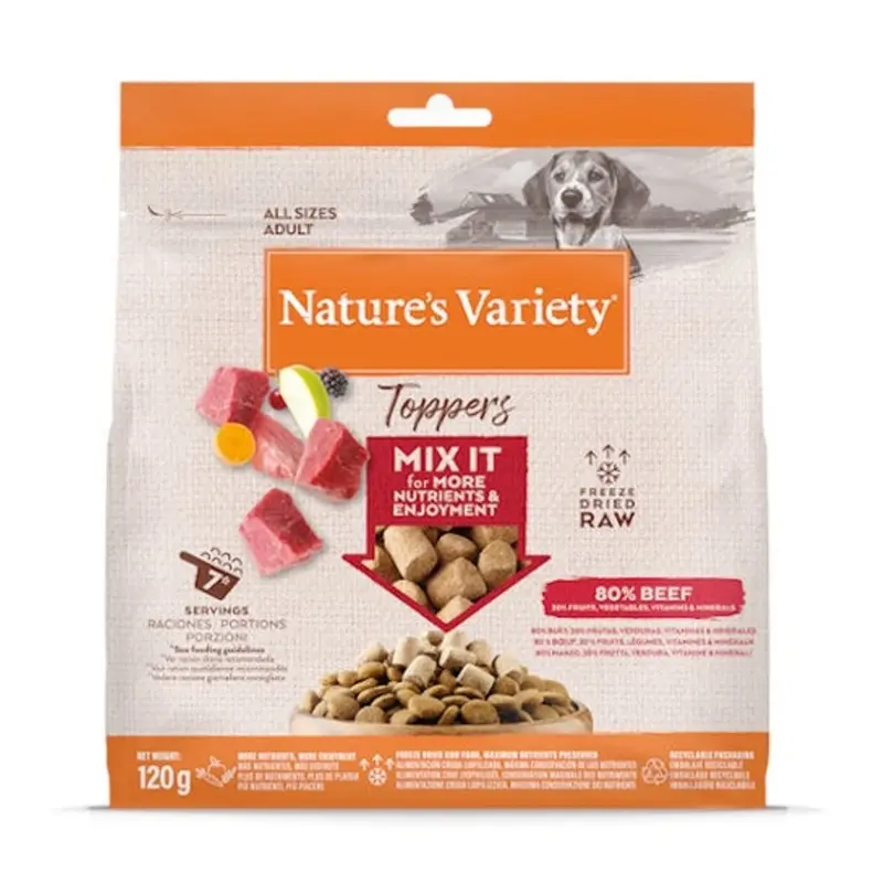 Nature's Variety Toppers Ternera 120gr