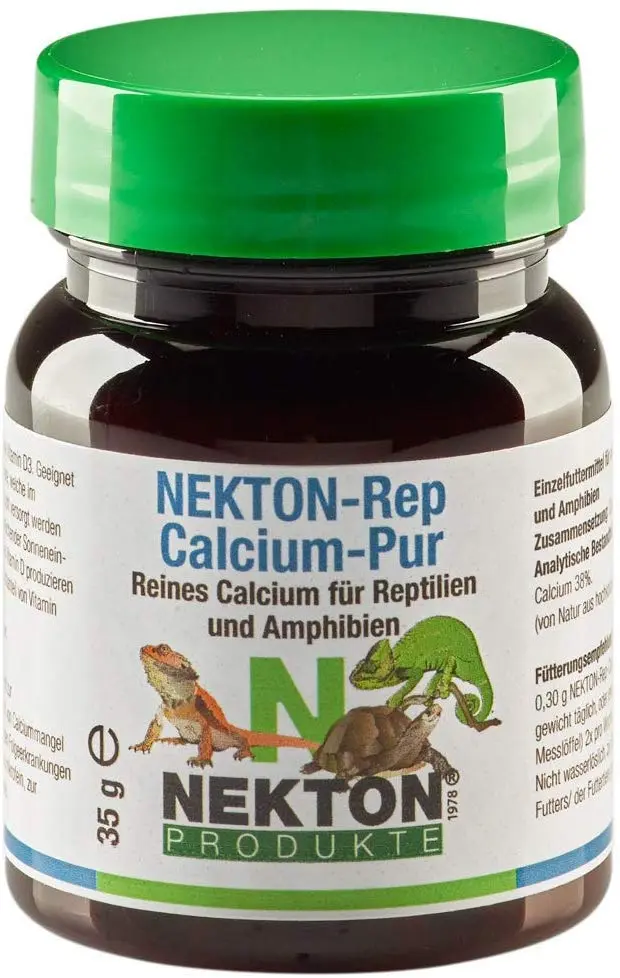 Nekton-Rep Suplemento de calcio puro para reptiles y anfibios