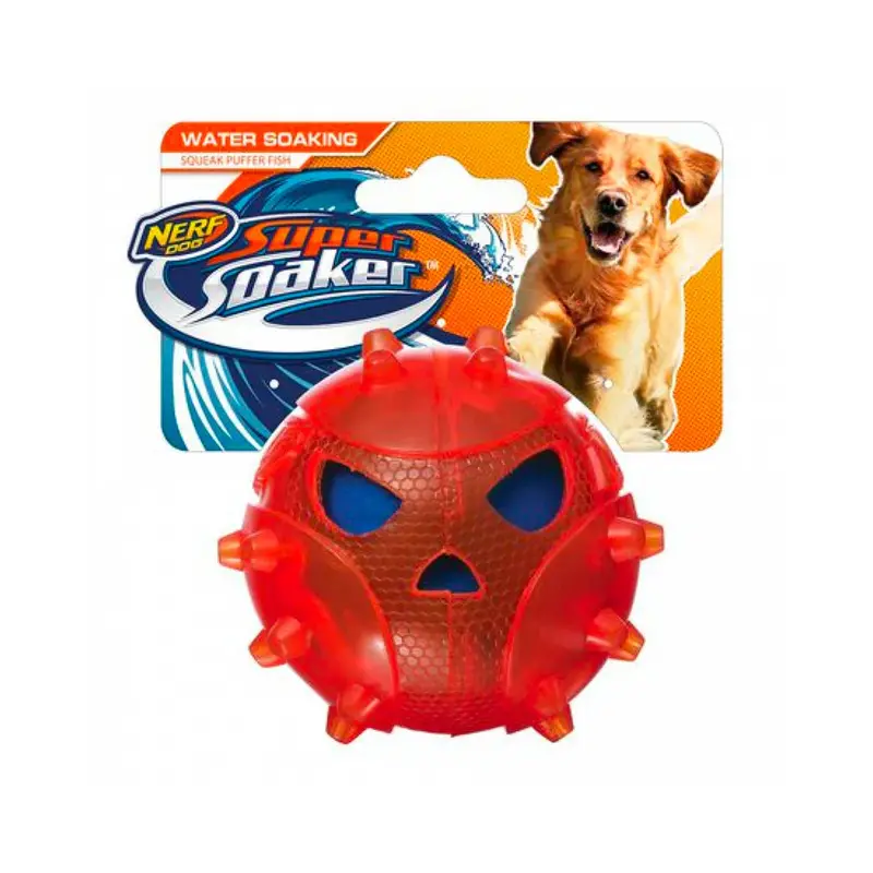 Nerf Pelota Ch Pez Globo Naranja