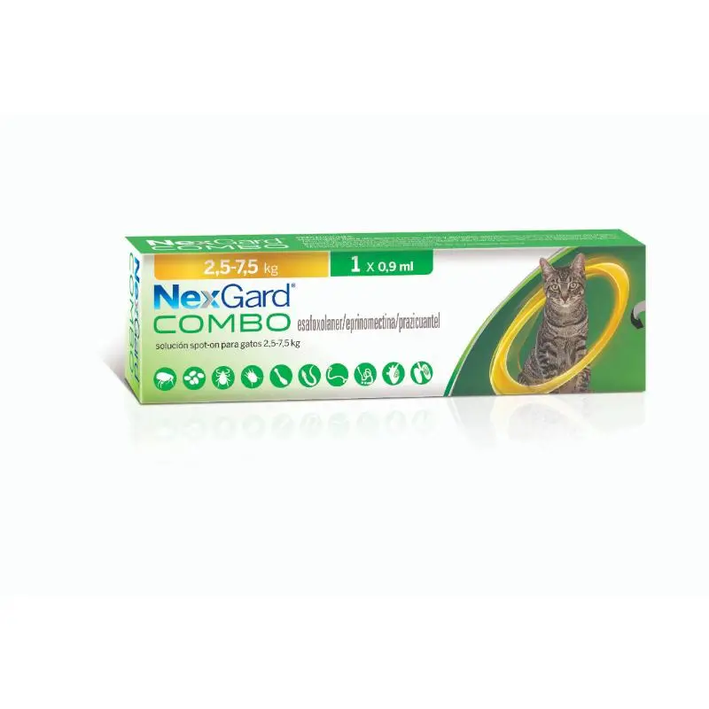 Nexgard Combo L 1 X 0.9 Ml (2.5 Kg / 7.5 Kg)