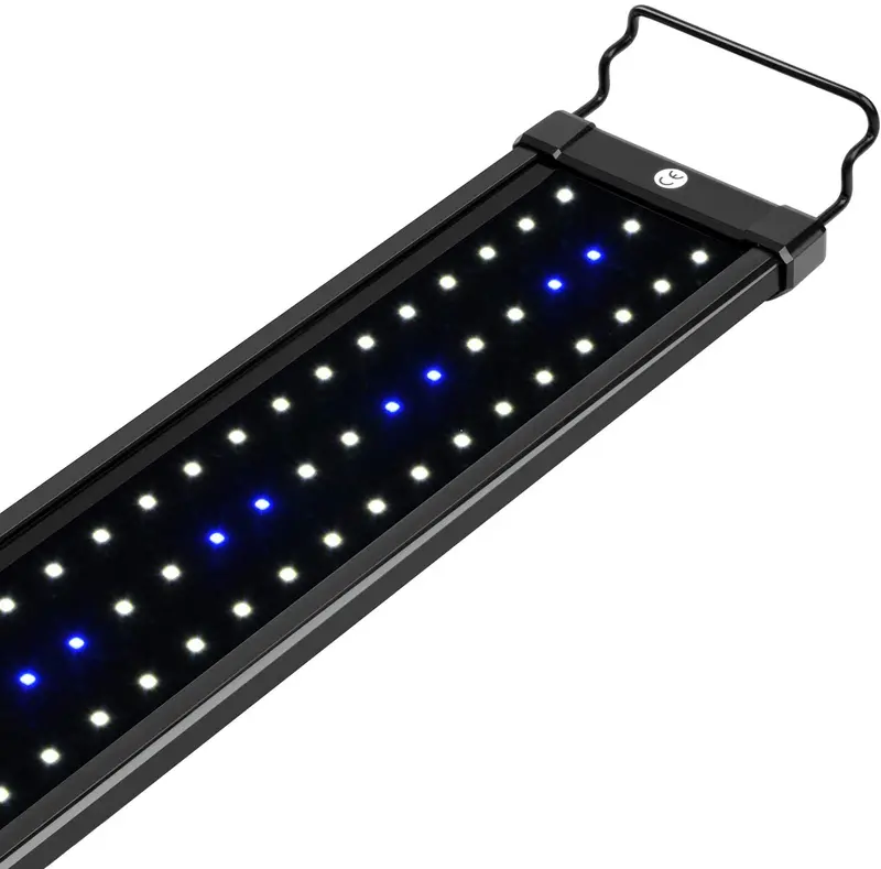 NICREW ClassicLED Aquarium Light, Fish Tank Light with Extendable Brackets, White and Blue LEDs