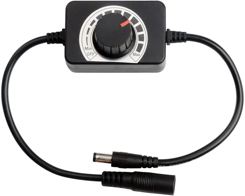 NICREW - Regulador de intensidad de luz LED para acuario, enchufe sencillo, interruptor regulador de intensidad para tira LED