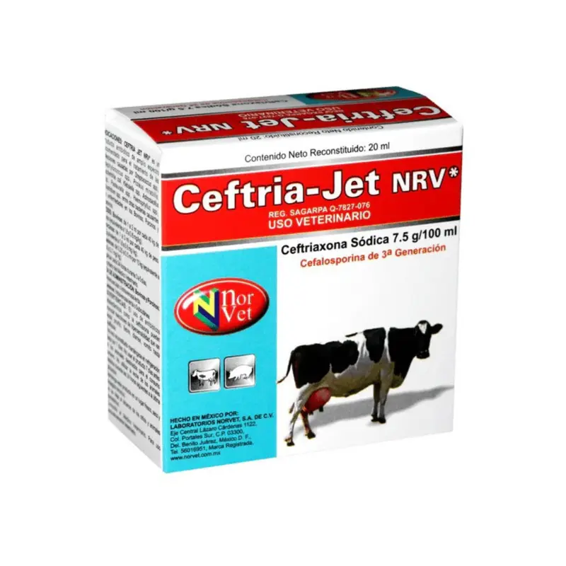 Norvet Ceftria-Jet Nrv Base 7.5/100Ml