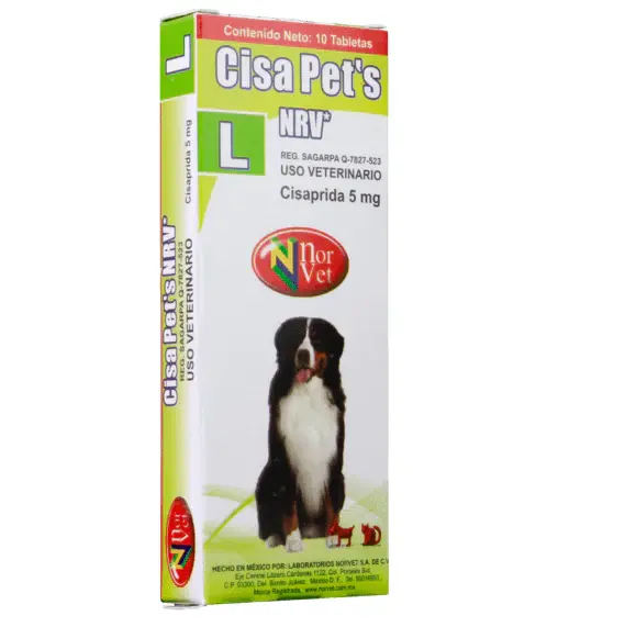 Norvet Cisa Pets "L" 10 Tab (Cisaprisa 5Mg)