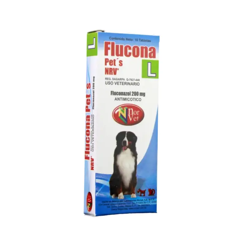 Norvet Flucona Pets L 200Mg 10Tab