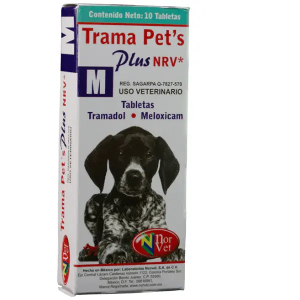 Norvet Trama Pets Plus M (Tram 20Mg/ Meloxi 1Mg) 10Tab