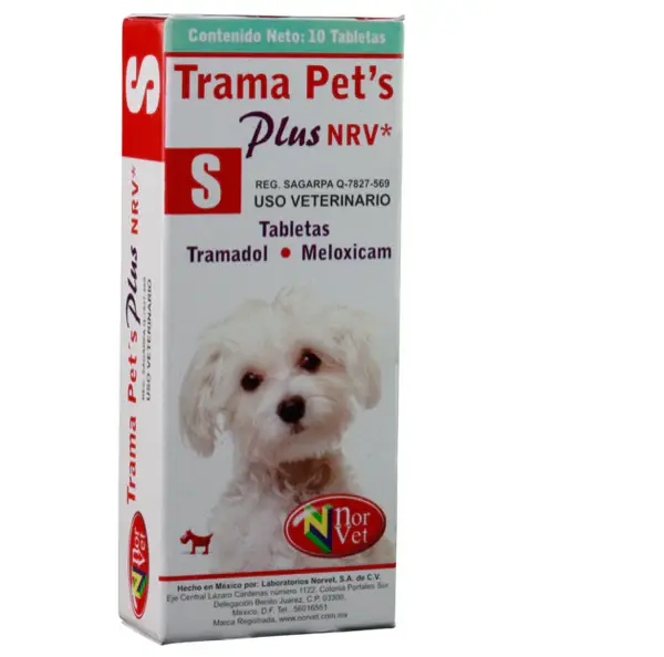 Norvet Trama Pets Plus S (Tram 10Mg/ Meloxi 0.5Mg) 10Tab
