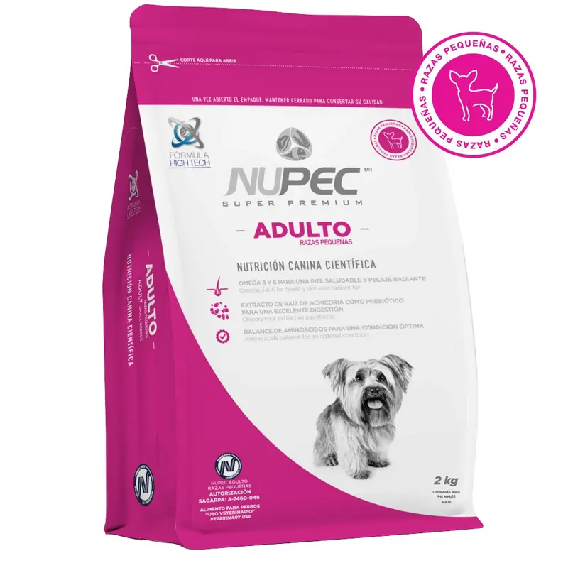 Nupec Adulto Raza pequeña x 2 Kg