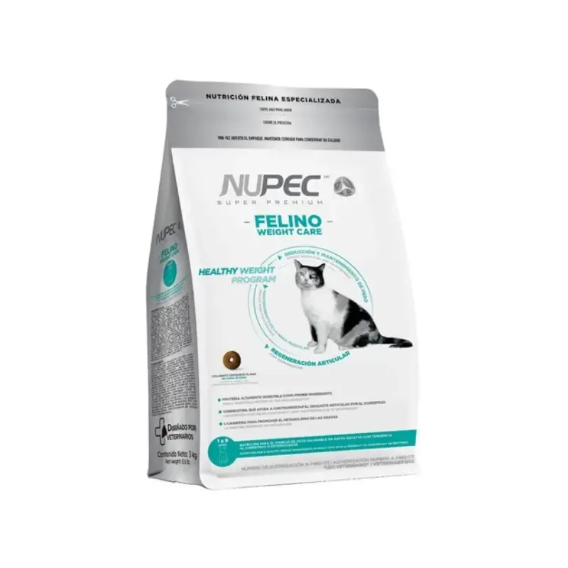 Nupec Gato Control de Peso x 3 Kg