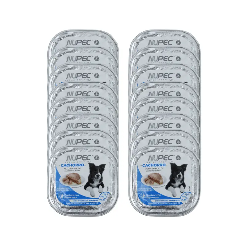 Nupec Lata Perro Cachorro 100 G C/U 16 Pz