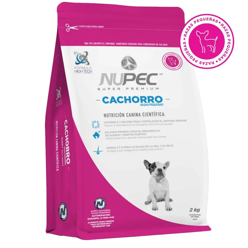 Nupec Perro Cachorro Raza Pequeña x 2 Kg