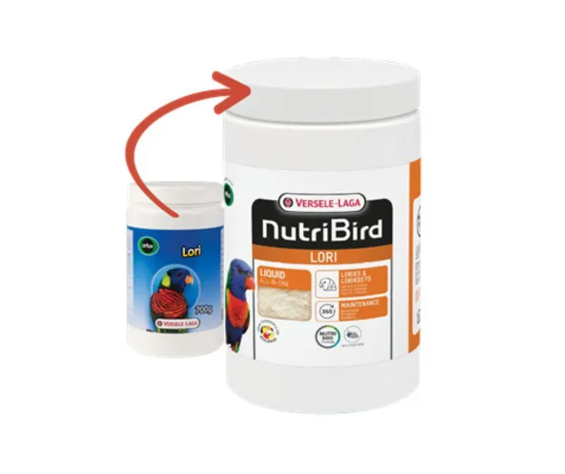 Nutribird Lori Nutrición completa y equilibrada para loris y loriquitos