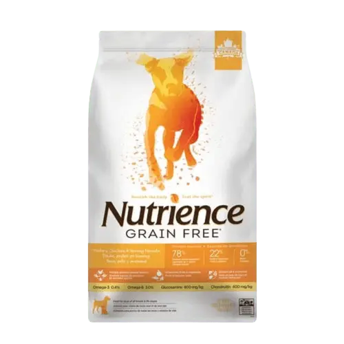 Nutrience Grain-Free Pavo Pollo Arenque Perros 10kg
