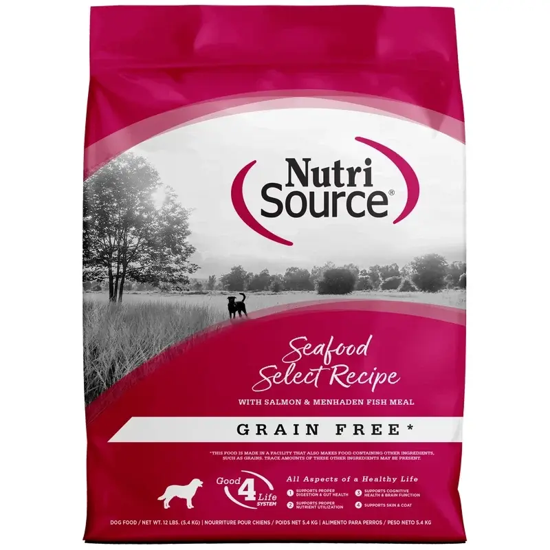 NutriSource Perro Libre de Granos Salmón y Mariscos
