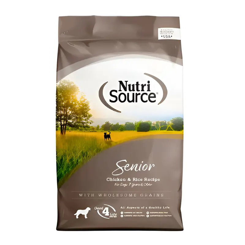 NutriSource Perro Senior Pollo y Arroz 12 LB