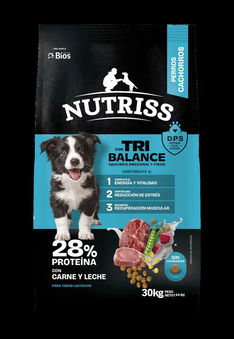 Nutriss Cachorro Tribalance Carne/Leche 30Kg