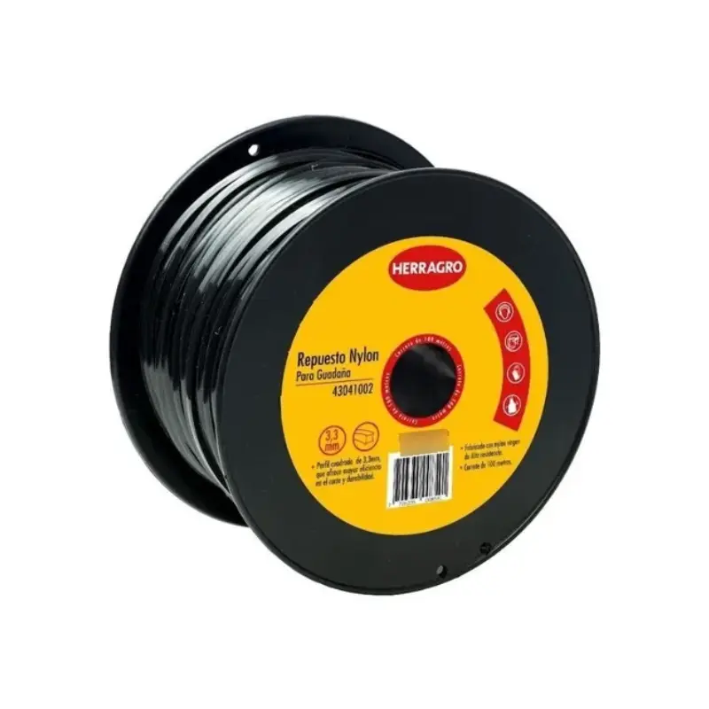 Nylon Cuadrado Alta Resistencia para Guadañas