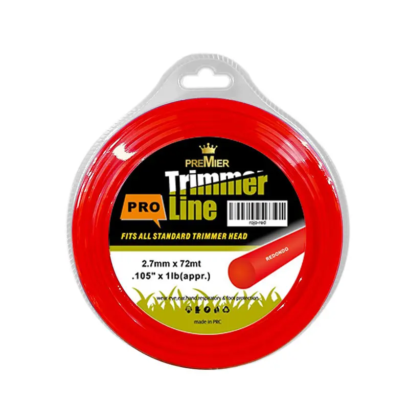 Nylon premier rojo 2.7 mm red. X 1 lb
