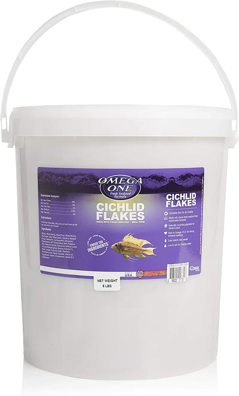 Omega One Cichlid Copos Cichlid Alimentos