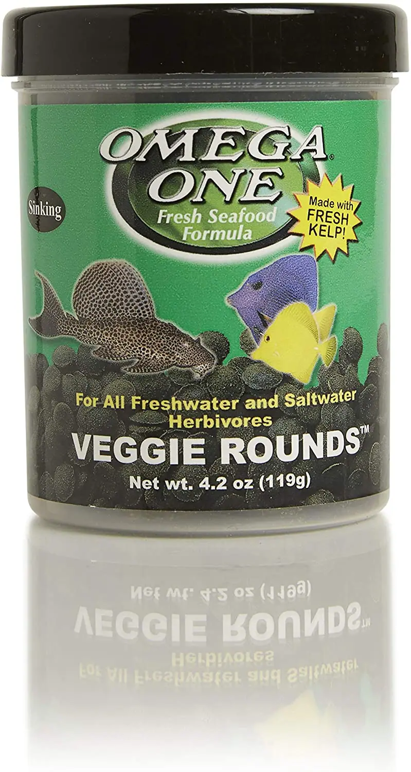 Omega One Veggie Rounds, Redondas 0.551 in, hundimiento