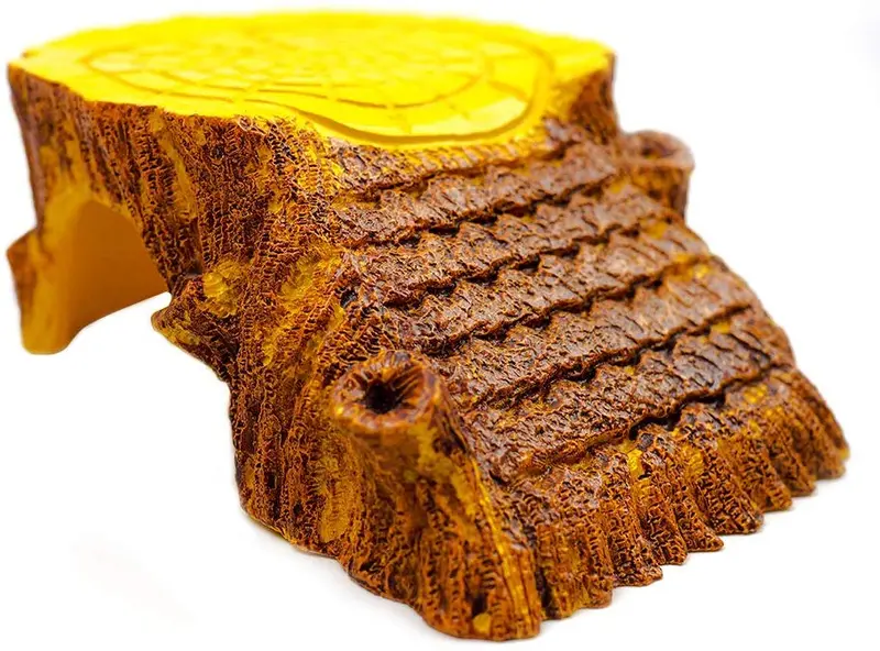 omem Reptile Basking Rampa Terrazas Resina Natural Hecho