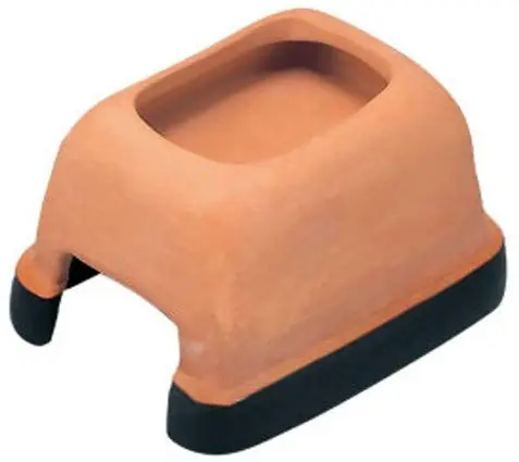 omem Reptiles Hideout humidification Cueva con cuenca para Lizard