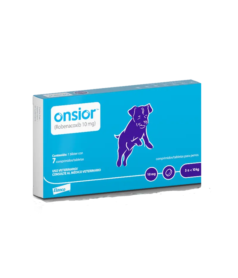 Onsior 10 mg 7 tabletas ( Robenacoxib ) antiinflamatorio