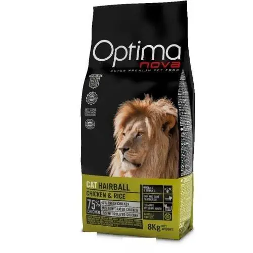 Optima Nova Cat Hairball para Gatos