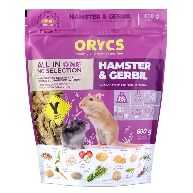 Orycs Hamster y jerbo 600gr