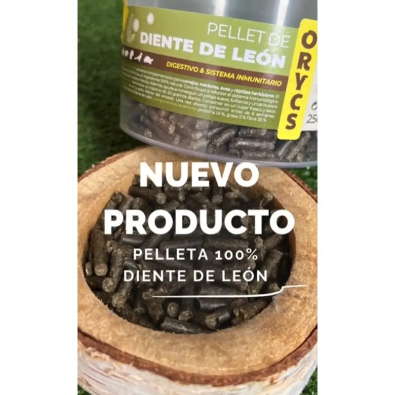 Orycs Pellet Diente de león 250gr