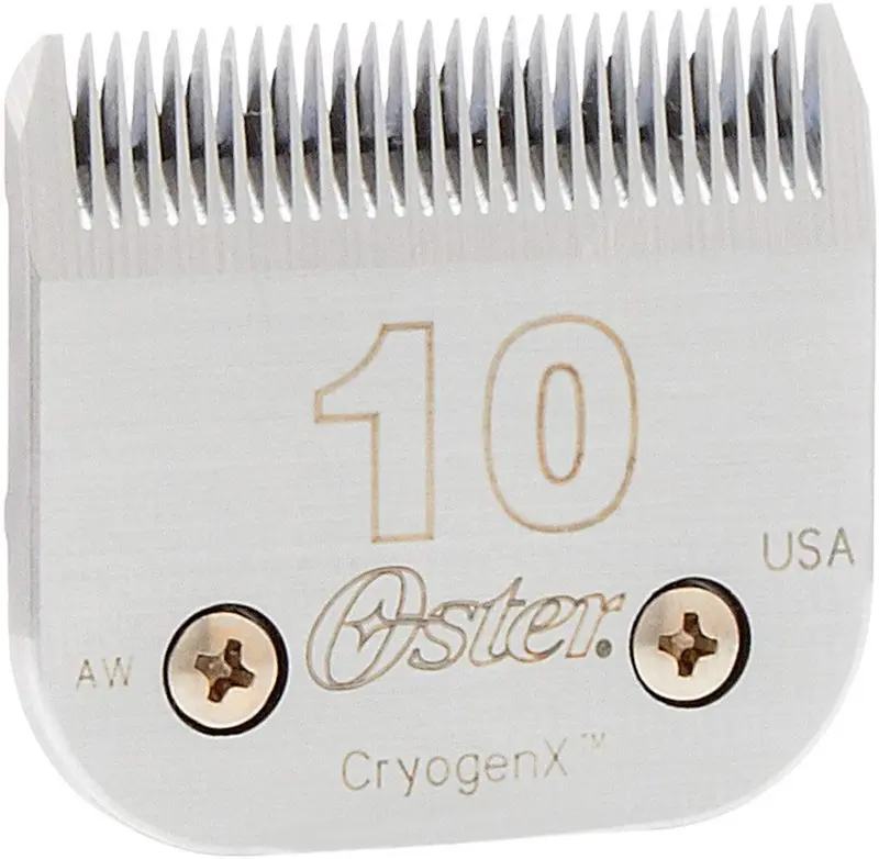 Oster Cuchilla de cortadora para animales CryogenX Professional 78919-046 CryogenX, tamaño 10