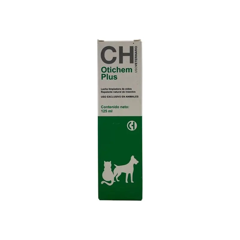 Otichem Plus 125ml – Limpiador de Oídos con Neem para Perros y Gatos | Chemical Ibérica
