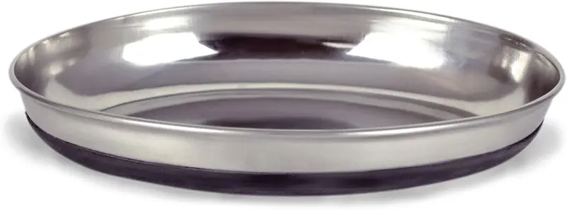 Our Pets Dish Oval Cat Rubber Bottom Pet Bowl