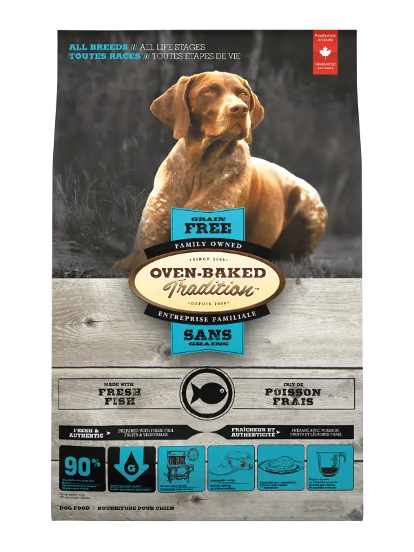Oven Baked Pescado Libre de Granos para Perros Todas las Razas x 5.67 kg