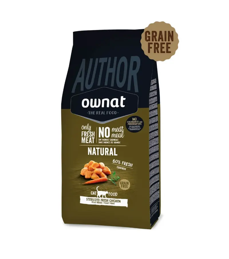 Ownat Author Grain Free Sterilized Fresh Chicken – Gato