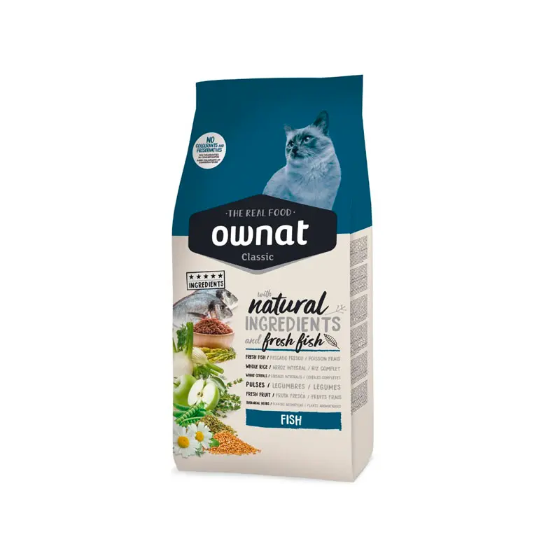 Ownat Classic Fish pienso para gatos