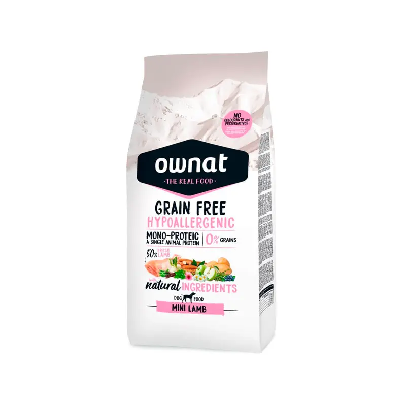 Ownat Hypoallergenic Mini Lamb pienso para perros