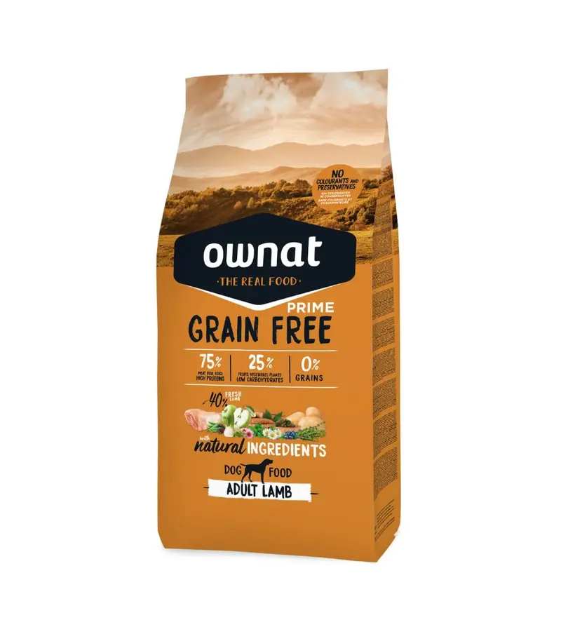 Ownat Prime Grain Free Adult Cordero