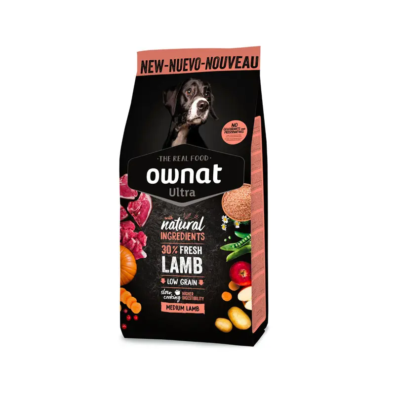 Ownat Ultra Medium Lamb pienso para perros