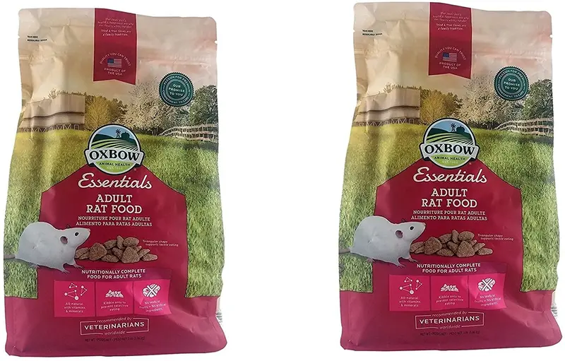 Oxbow Essentials - Comida para ratas para adultos (6 libras (2 bolsas de 3 libras)