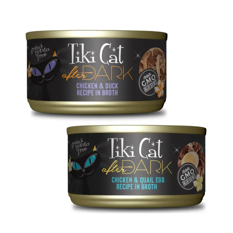 Pack 2X Tiki Cat After Dark Mix
