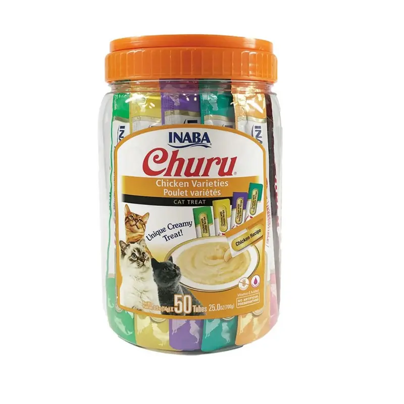 Pack 50 Churu Gato Chicken Variedades