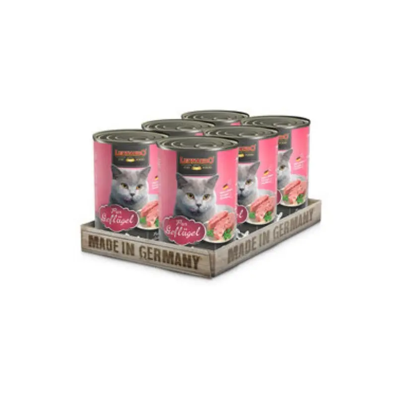 Pack 6x Leonardo Latas Quality Seleccion Ave 400gr