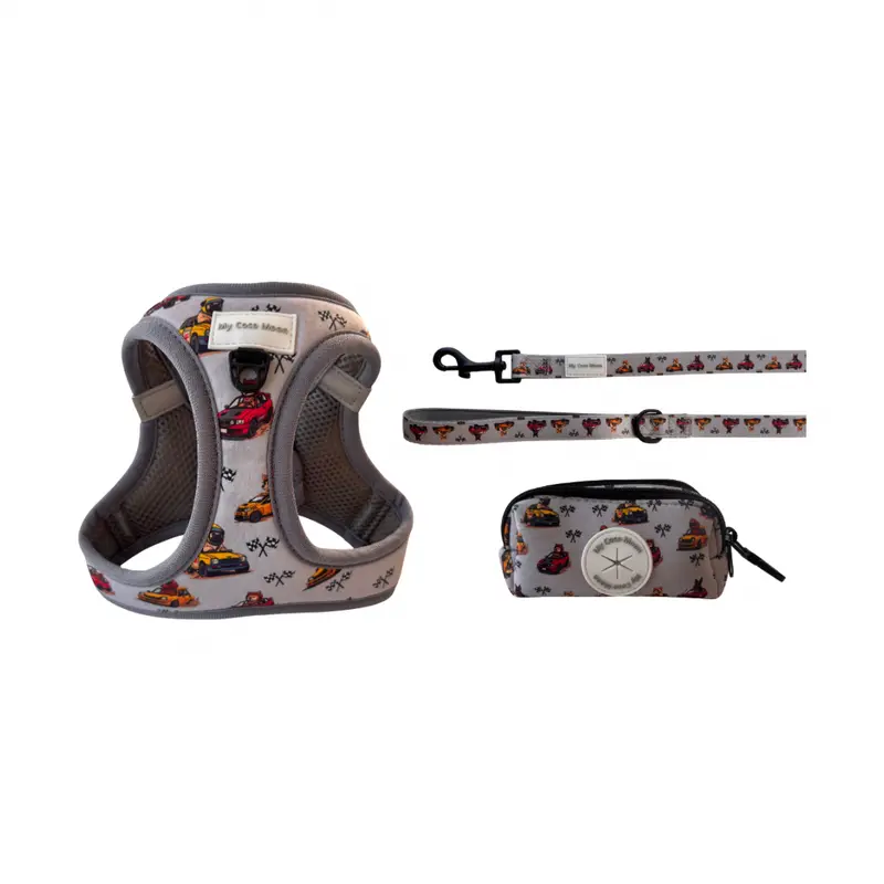 Pack Ahorro Arnés  Body para perro + Correa + Porta Bolsas Rally Dogs