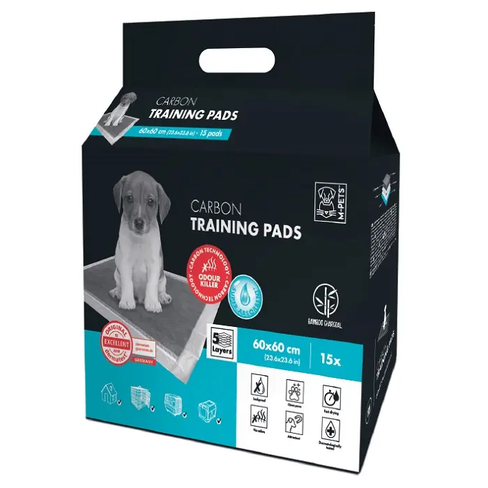 Pads de Carbón para Perro M-Pets 60X60 cm 15 uds