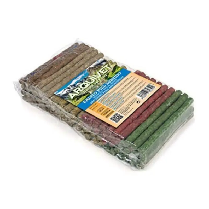 Palitos de piel Munchi surtidos 100 Unidades 12cm