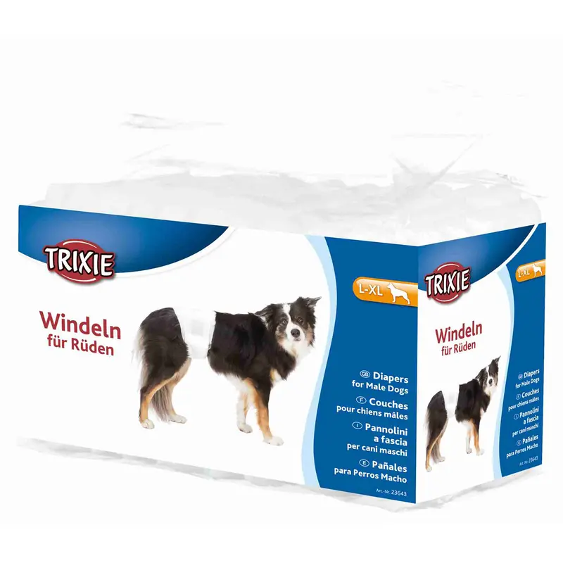 Pañal para perro macho Talla M-L (46-60cm)